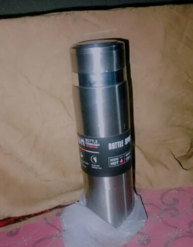 800ml Stainless Steel Water Bottle  Hot & Cool | TryHarCheez photo review