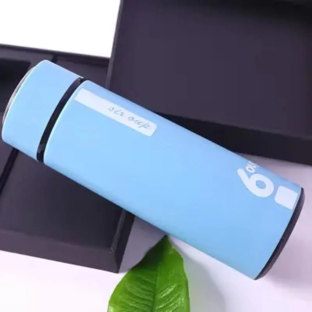 Shangwu 450ml Vacuum Insulated Water Bottle – Hot & Cold Thermos Under Glass Upper Plastic