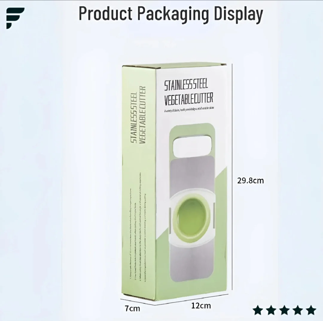 Stainless Steel Vegetable Cutter & Mandoline Slicer with Garlic Crusher | Manual Kitchen Slicer