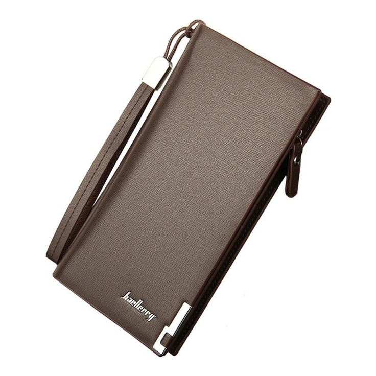 Unisex Long Wallet Purse with Zipper | PU Leather Clutch Bag for Men & Women | Card Holder & Mobile Wallet