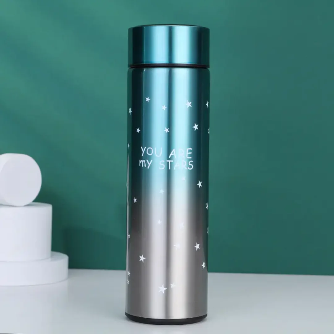 Smart LED Temperature Display 500ml Stainless Steel Vacuum Insulated Water Bottle | Thermos Flask for Hot & Cold Drinks