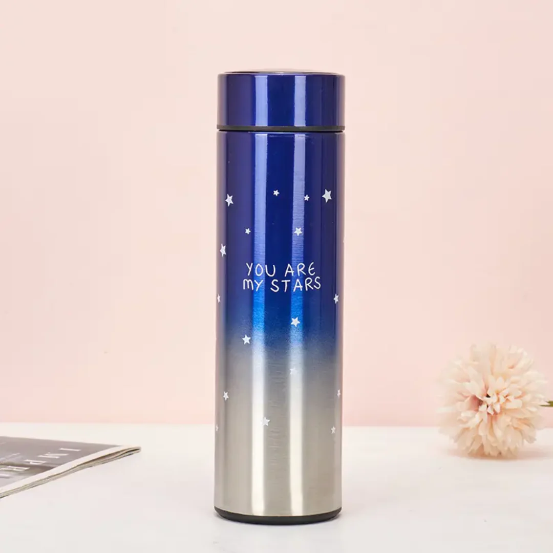 Smart LED Temperature Display 500ml Stainless Steel Vacuum Insulated Water Bottle | Thermos Flask for Hot & Cold Drinks